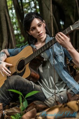 Game Lady Silicone sex doll 168cm Ellie from the last of us